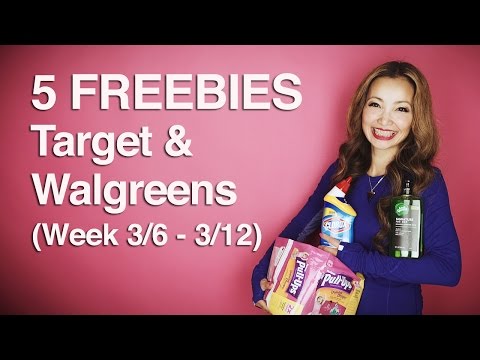 ★ 5 FREEBIES – Target & Walgreens Coupon DEALS (Week 3/6-3/12)