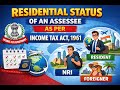 अनिवासी_भारतीय_टॅक्स_आणि_दिवसांचे_गणित - (Residential Status of an Assessee) Watch and Understand