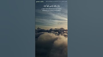 Surah Az-Zalzala 99 | সূরা আয-যিলযাল ৯৯ | سورة الزلزلة আয়াত-৮ মাদানী