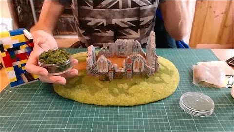 A simple guide to adding clump foliage, lichen and tall grass to your wargames terrain