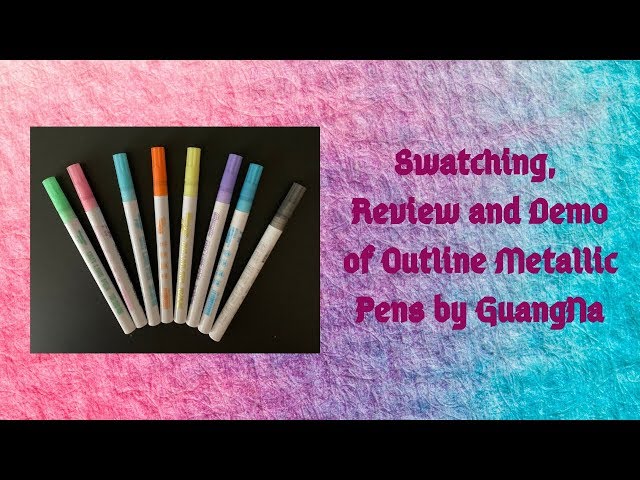 Metallic Outline Pens - GuangNa