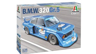 BMW 320 gr5  italerie 1/24   Part.3  pose des décalques