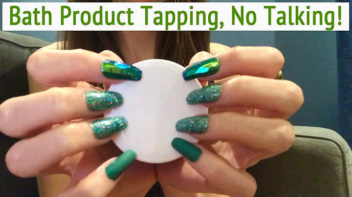 ASMR * Bath Product Tapping & Scratching! * Fast Tapping *  No Talking * ASMRVilla