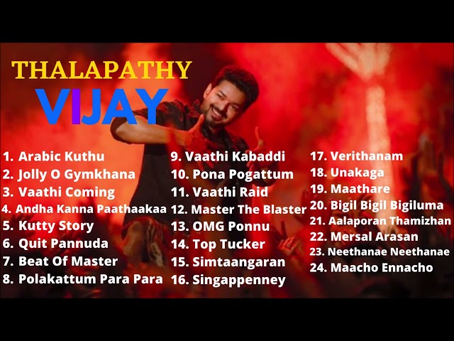 Thalapathy Vijay Latest Tamil Hit Songs 2022 | Vijay New Songs | Vijay Dance Songs | Vijay Love Song class=