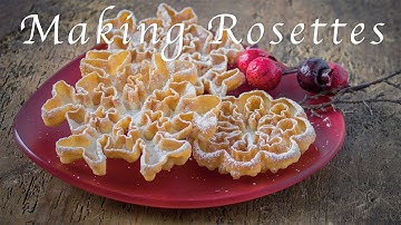 Making Rosette Cookies