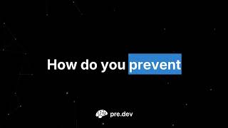 How do you prevent technical debt? Use pre.dev