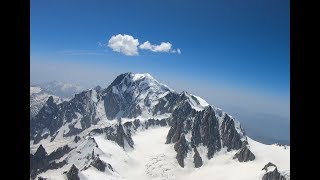 Paragliding Chamonix and top landing on Mont Blanc - 4810m. 2019-06-26