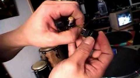 DJ Q-Bert - Do It Yourself Scratching - Setting Up Tips - Cartridge & Headshell