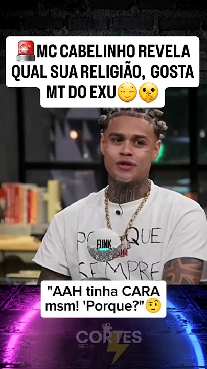 Mc Cabelinho fala da sua religião #mccabelinho #entretenimento #religião