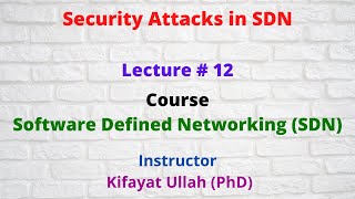 SDN Security Attacks
