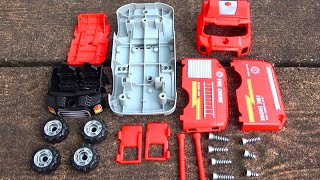 Ambulance &amp; sports car ☆ Disparate parts assembly video