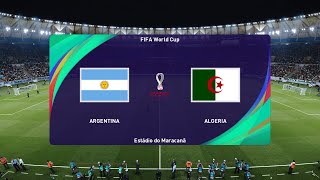 مباراة الجزائر ضد الارجنتين l تصفيات كاس العالم 2024 l محرز ضد ليونيل ميسى l تعليق عربي PES l