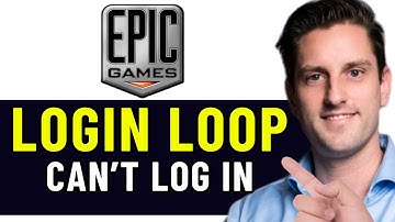 HOW TO FIX EPIC GAMES LAUNCHER LOGIN LOOP ERROR CAN