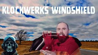 Klockwerks 8 inch flare windshield install and review.