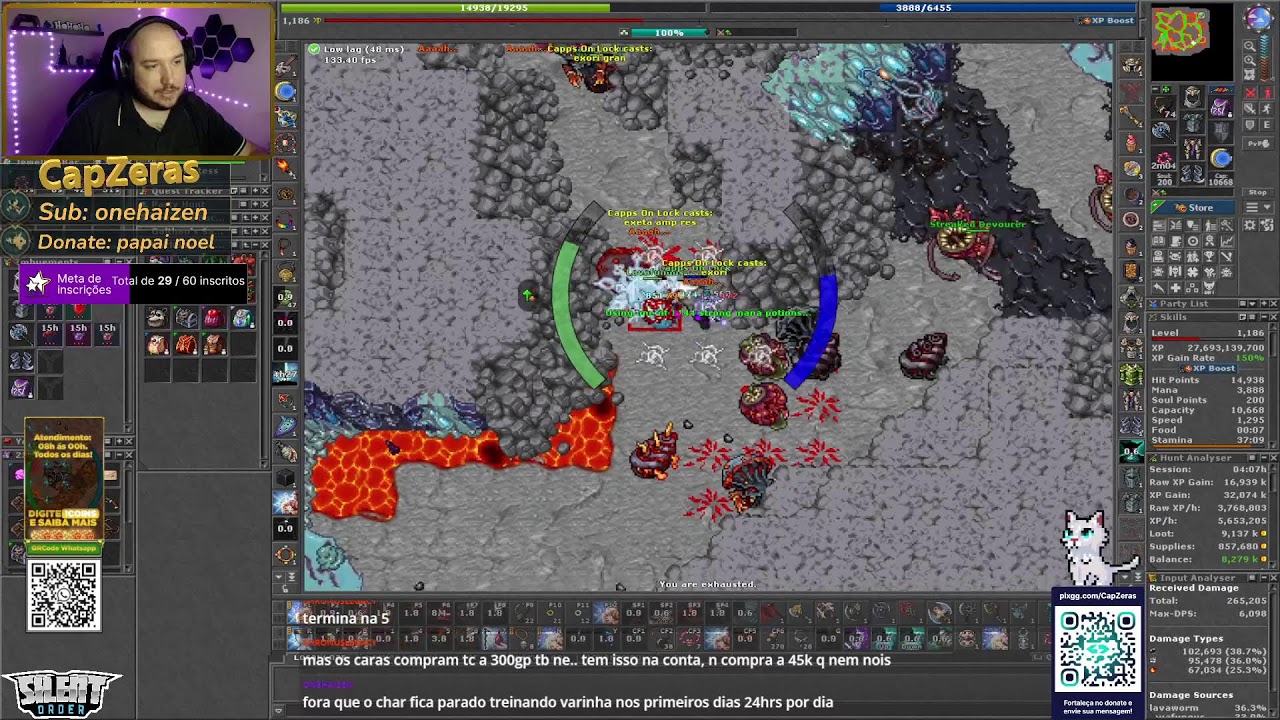 Sua noite começa aqui!!! - Live - Tibia - Boss e Hunt 01 de Março - EK/MS - Yonabra/Belobra