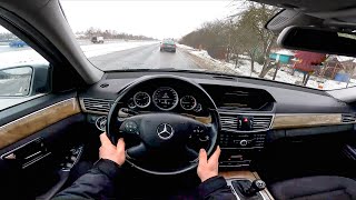 2010 Mercedes Benz E class E 220 CDI POV Test Drive @DRIVEWAVE1