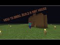 How to basic: Build a House in Minecraft!!
