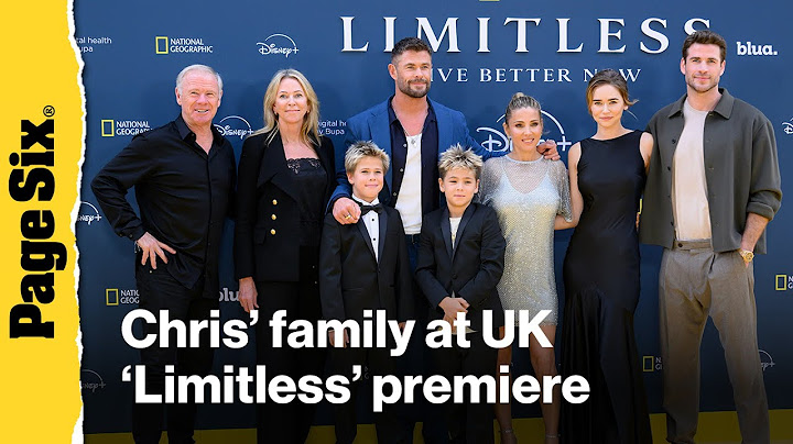 Chris Hemsworth's kids and family join him at 'Limitless' premiere