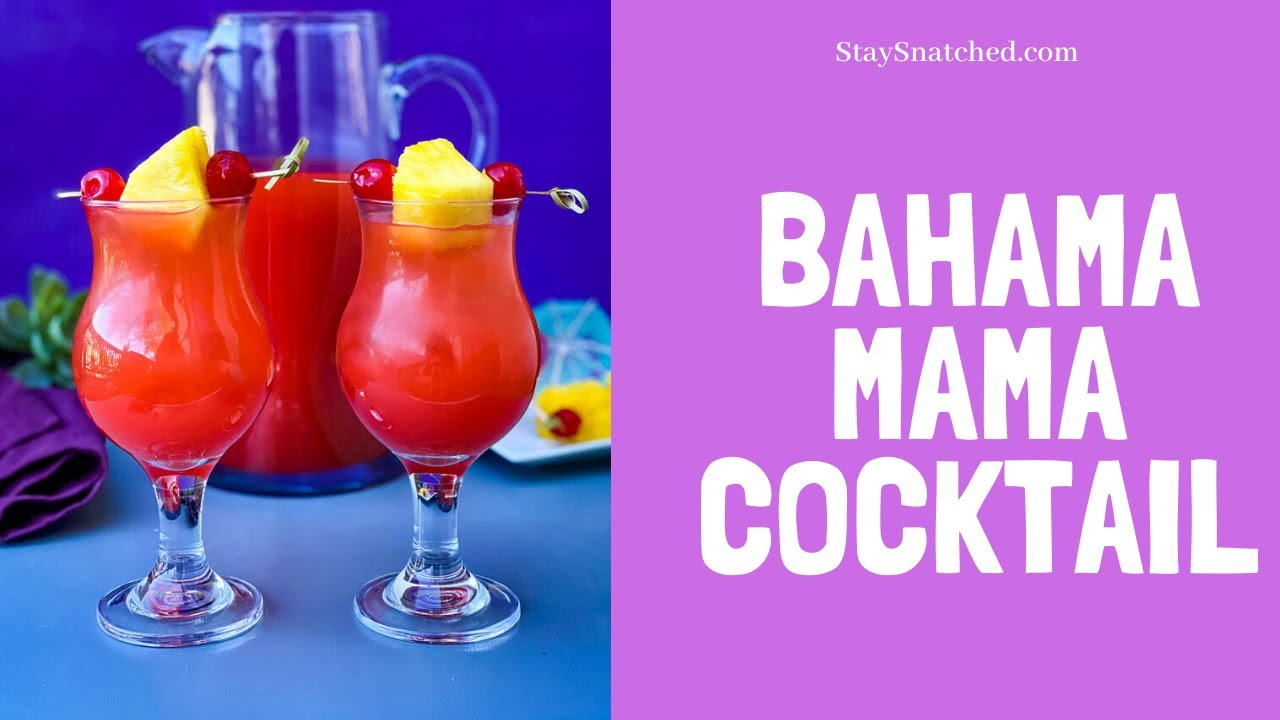 Bahama Mama Cocktail Recipe - YouTube