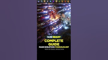 [POE 3.23] MAGE SKELETONS COMPLETE GUIDE - Poe Builds #shorts #pathofexile #poebuilds #poe