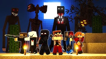 6 Idiots Hunt Down The BIGGEST Minecraft Horror Mods