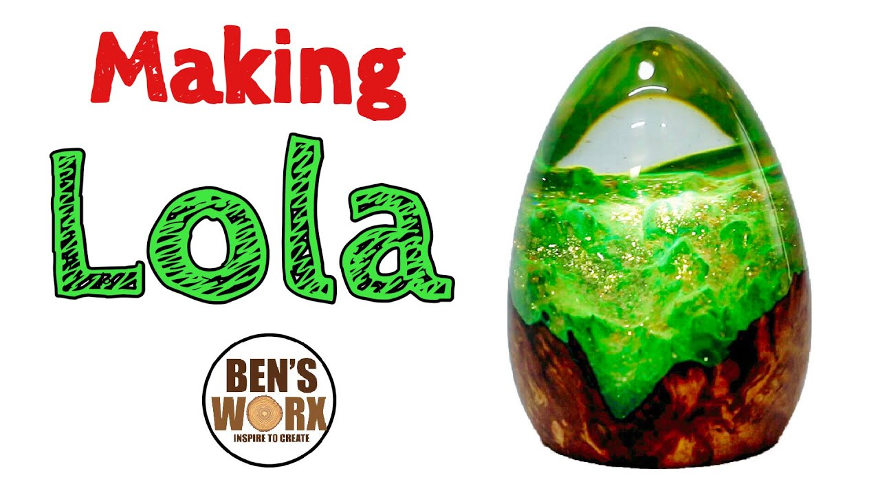 Clear resin casting tutorial making a glitter dragon egg