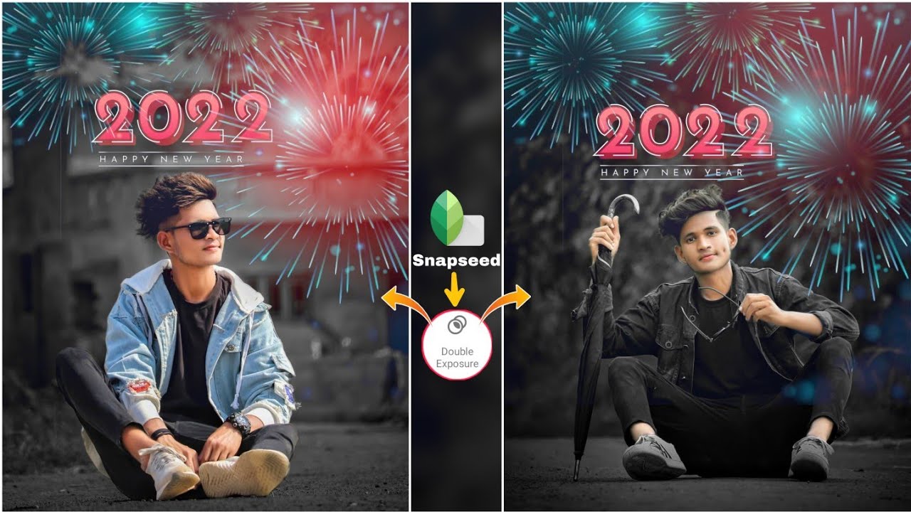 Snapseed Happy New Year 2022 photo editing | Happy New Year Photo Editing  2022 | New Year Editing - YouTube