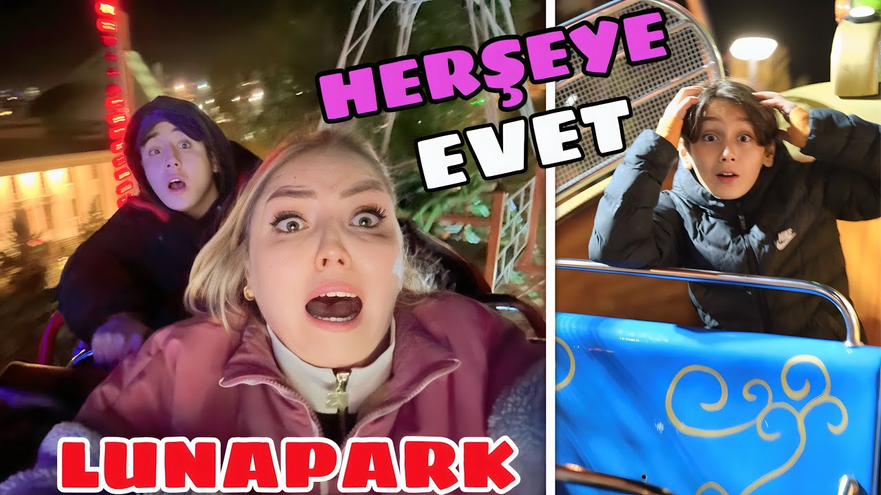 HERŞEYE EVET !! LUNAPARK Mahsur Kaldık