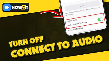 How to turn off connect to audio on zoom 2024 | Skill Wave