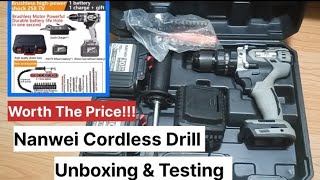 Nanwei Cordless Drill Unboxing And Testing. Is it Worth It?