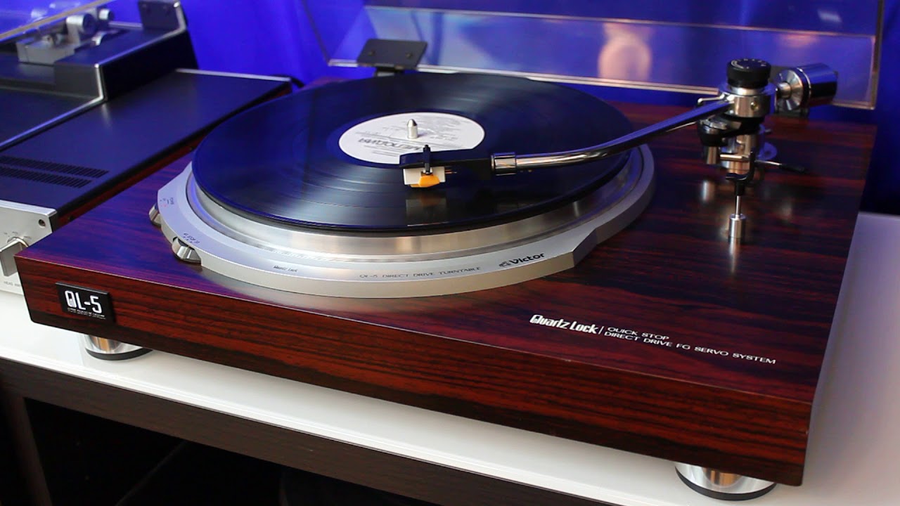 Проигрыватель винила Victor QL-5 (5) - YouTube