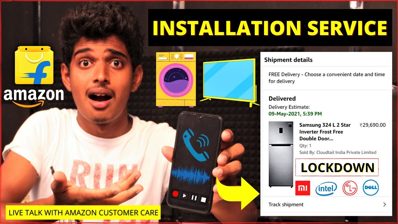 Amazon Flipkart - TV / AC / WASHING MACHINE / REFRIGERATOR Installation Service in Lockdown Tamil