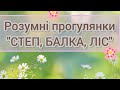 Розумні прогулянки &quot;Степ, балка, ліс&quot;