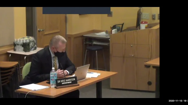 Irvington UFSD Board of Ed Meeting November 10 2020