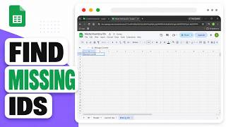 How to Compare Google Sheets Files and List Missing IDs