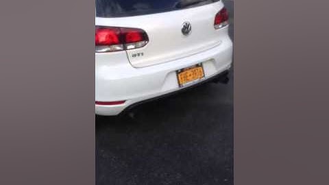 Mk6 gti cold start stock exhaust sound with resonator delete