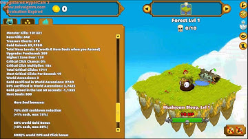 Clicker Heroes how to hack Hero Souls v0.16 with cheat engine!
