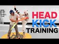 Taekwondo Head Kick Training