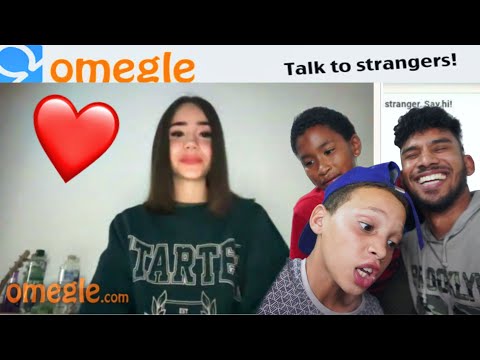 picking up girls on omegle using funny kids