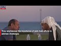 President Sisi, UAE counterpart Sheikh Mohamed bin Zayed tour Alamein staff