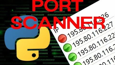 Python PORT SCANNER in 3 minutes