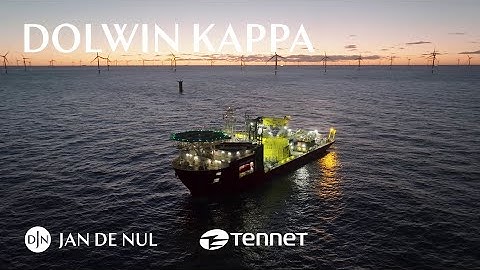 Subsea cable installation on DolWin Kappa platform in Germany