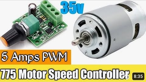 PWM DC Motor Speed Controller Module ,2A (1.8v-12v) How To Control 775 Motor Speed ||