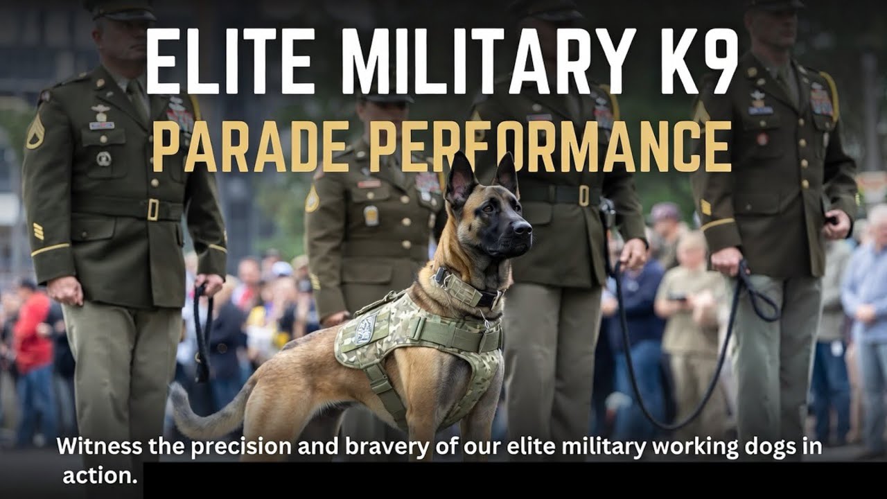Elite Military K9 Parade Performances | Trained War Dogs in Action