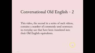 Conversational Old English - 2