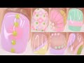 trendy spring/summer nail art designs 2024 | easy nail art designs compilation