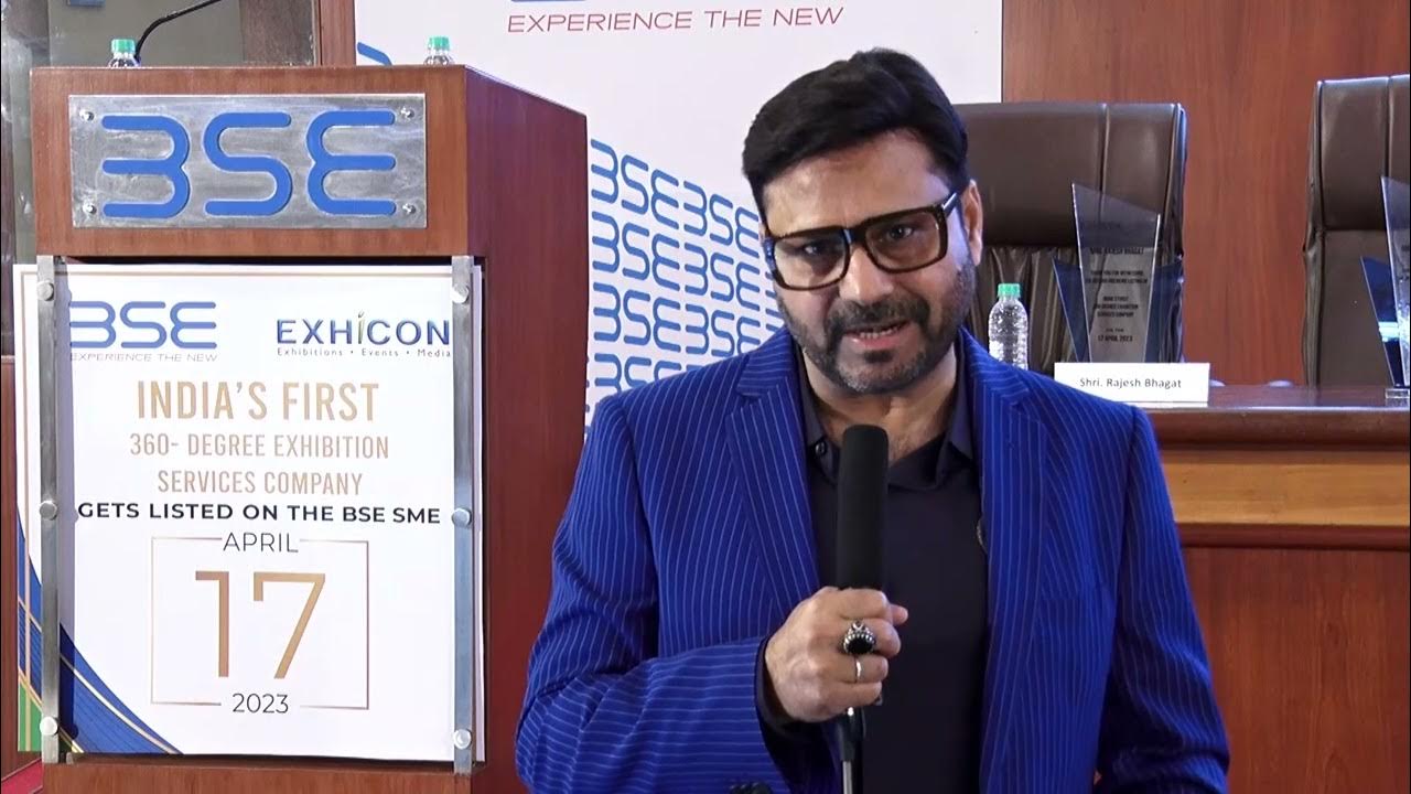 Mr. M. Q. Syed, CMD, Exhicon Events Media Solutions shares his experience of listing on BSE SME