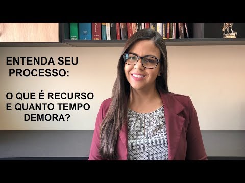 Vídeo: A Qual Tribunal Recorrer