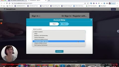NoodleTools Account Creation/Update