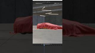 How I made this Car Animation #tagblender #vfx #cgi